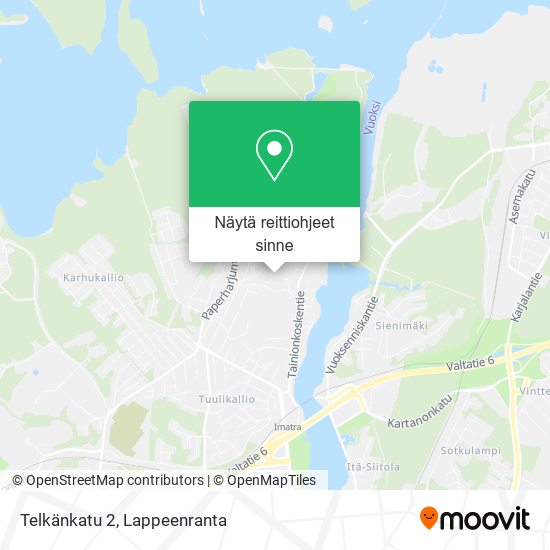 Telkänkatu 2 kartta