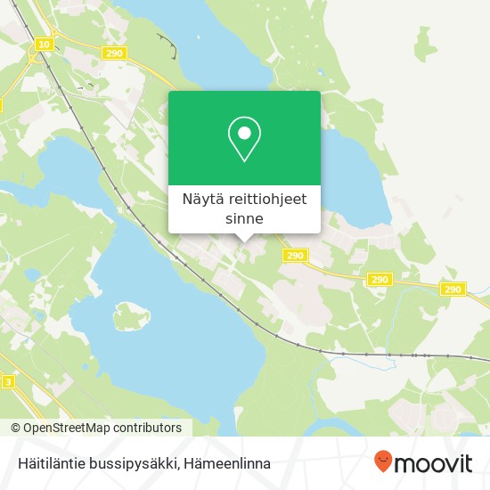 Häitiläntie bussipysäkki kartta