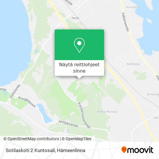 Sotilaskoti 2 Kuntosali kartta