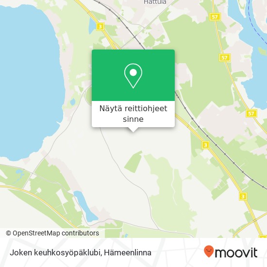 Joken keuhkosyöpäklubi kartta