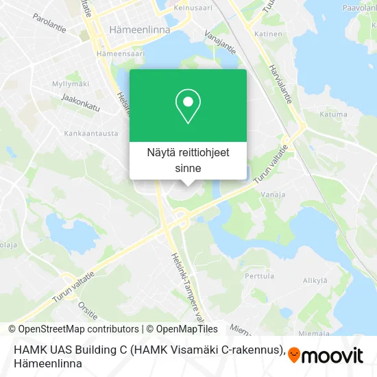 HAMK UAS Building C (HAMK Visamäki C-rakennus) kartta