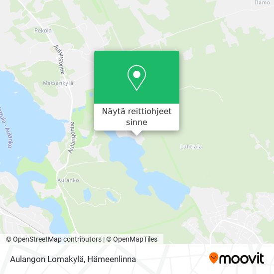 Aulangon Lomakylä kartta