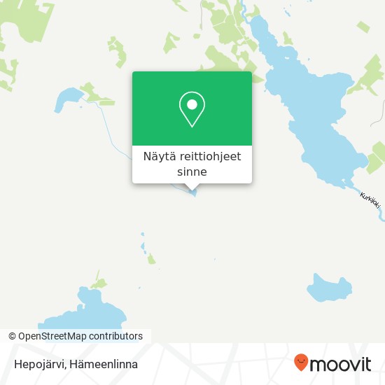 Hepojärvi kartta