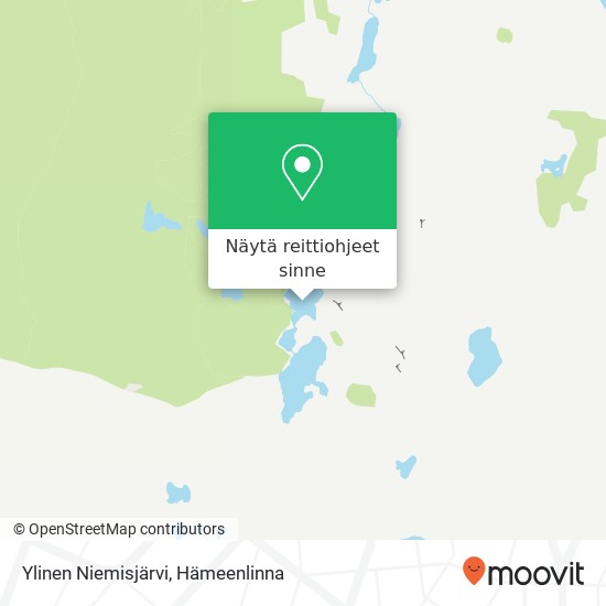 Ylinen Niemisjärvi kartta
