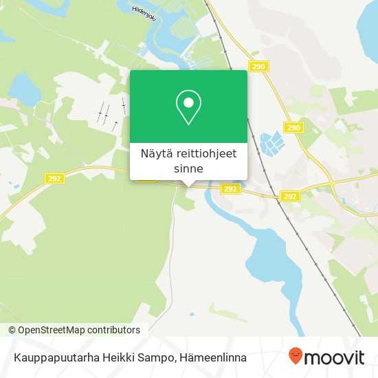 Kauppapuutarha Heikki Sampo kartta