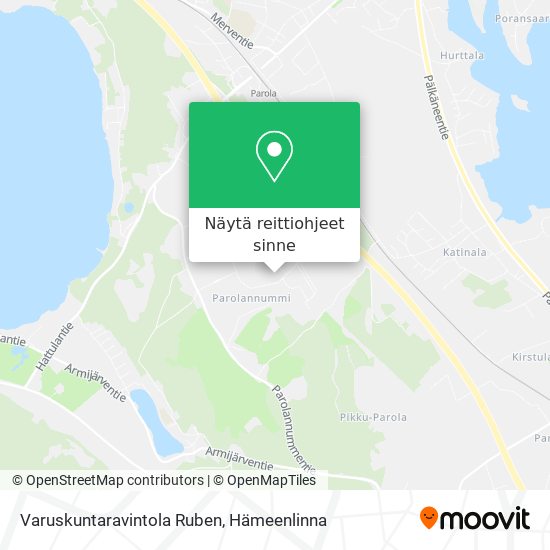 Varuskuntaravintola Ruben kartta