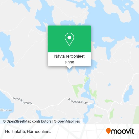Hortinlahti kartta