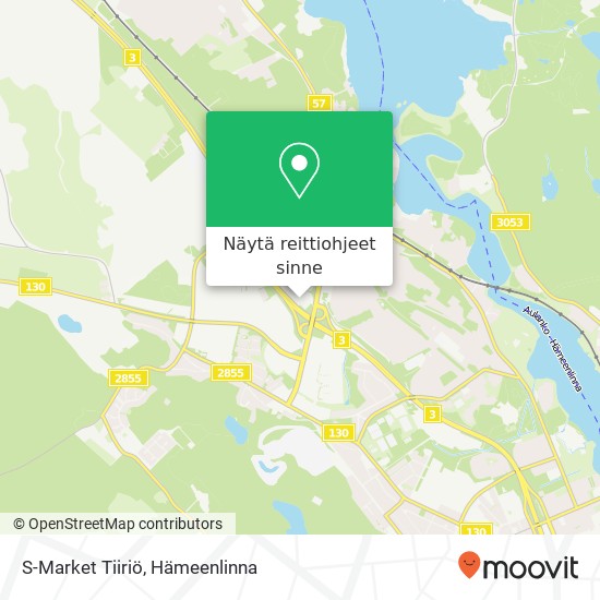 S-Market Tiiriö kartta