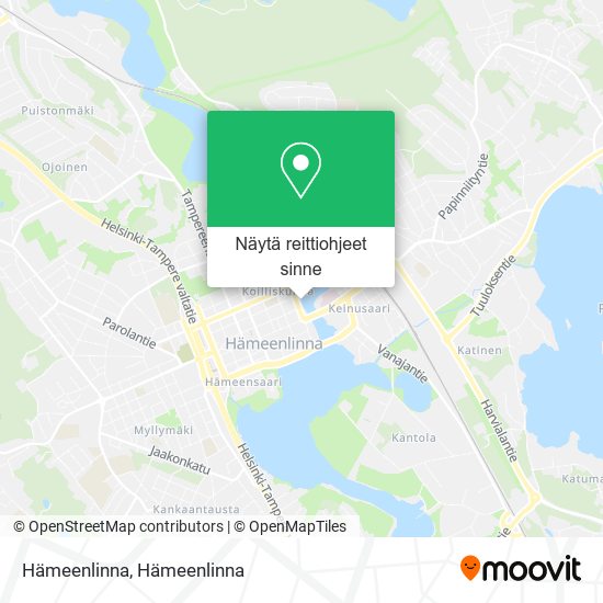 Hämeenlinna kartta