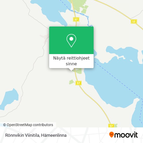 Rönnvikin Viinitila kartta