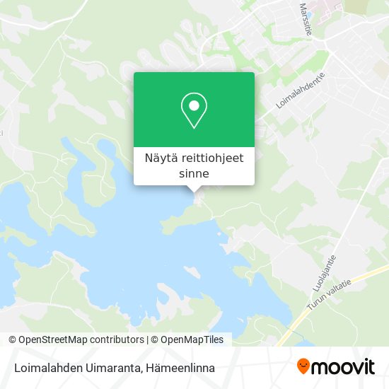 Loimalahden Uimaranta kartta