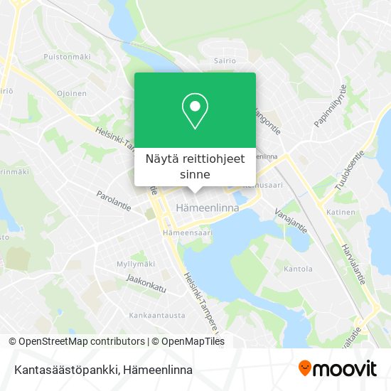 Kantasäästöpankki kartta