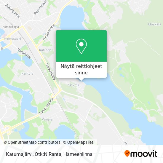 Katumajärvi, Otk:N Ranta kartta