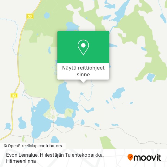 Kuinka päästä kohteeseen Evon Leirialue, Hiilestäjän Tulentekopaikka  paikassa Lammi kulkuvälineellä Bussi?