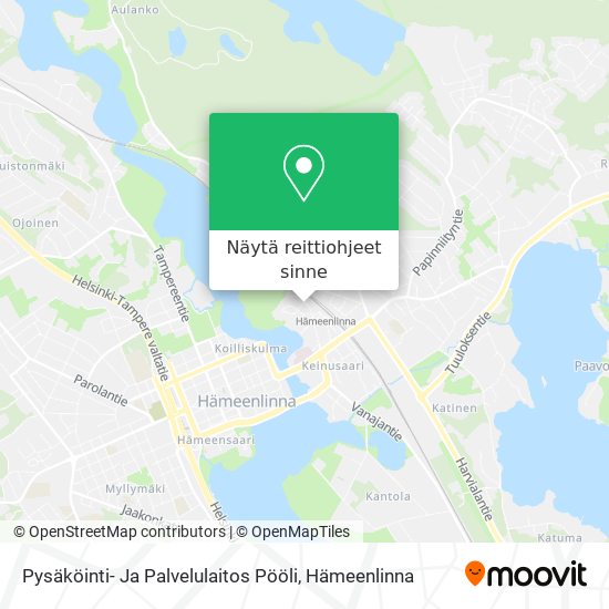 Pysäköinti- Ja Palvelulaitos Pööli kartta