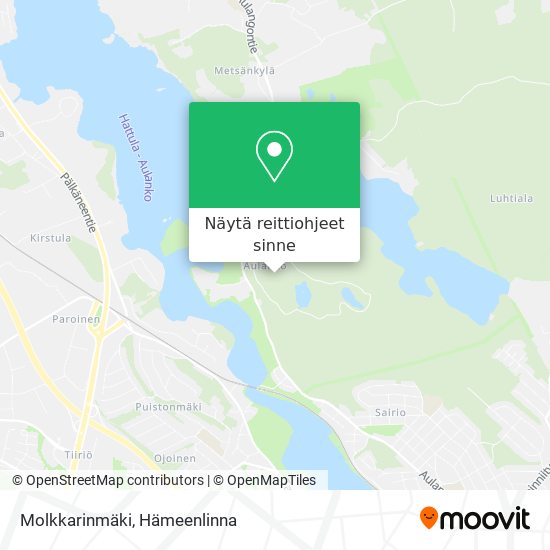 Molkkarinmäki kartta