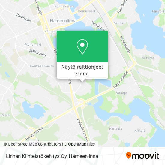 Linnan Kiinteistökehitys Oy kartta