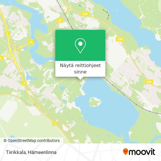Tiirikkala kartta