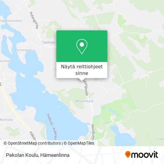 Pekolan Koulu kartta