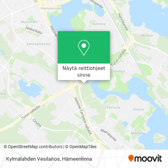 Kylmälahden Vesilaitos kartta