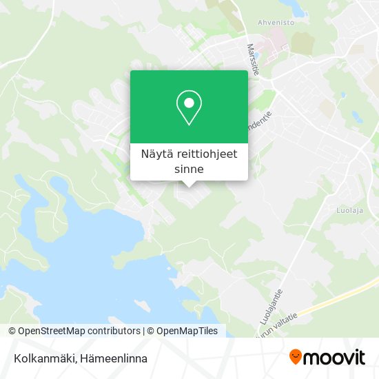 Kolkanmäki kartta