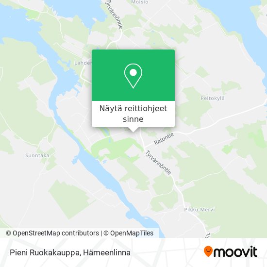 Pieni Ruokakauppa kartta