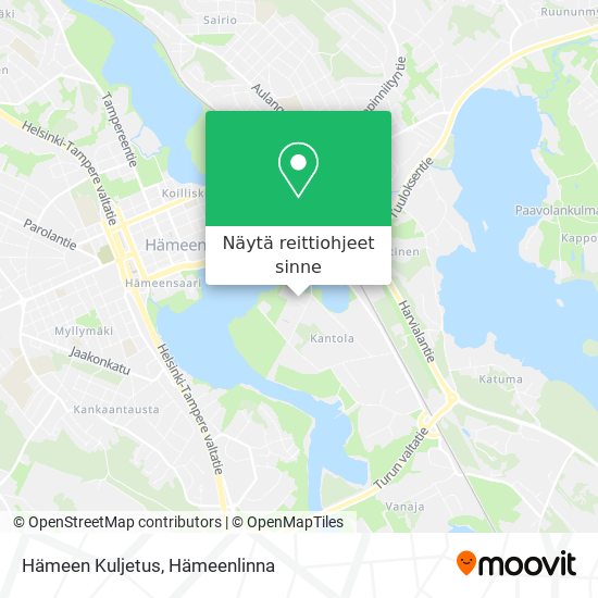 Hämeen Kuljetus kartta