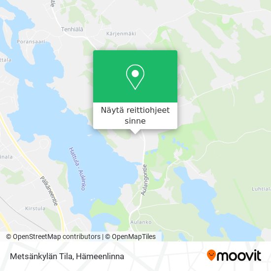 Metsänkylän Tila kartta