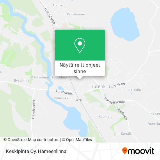 Keskipinta Oy kartta