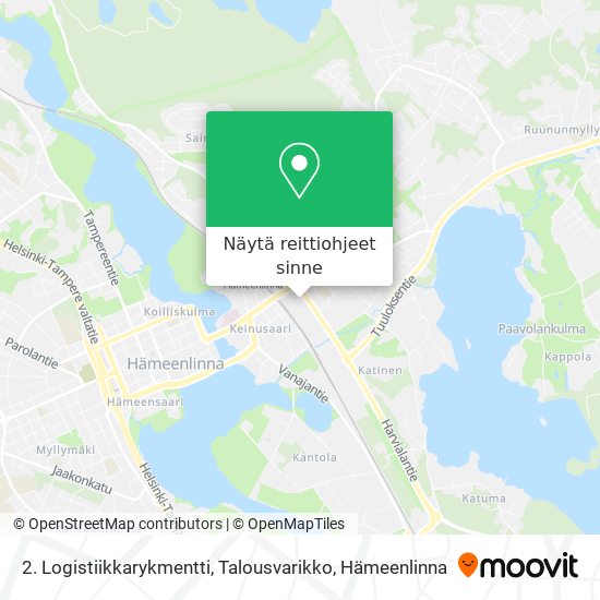 2. Logistiikkarykmentti, Talousvarikko kartta