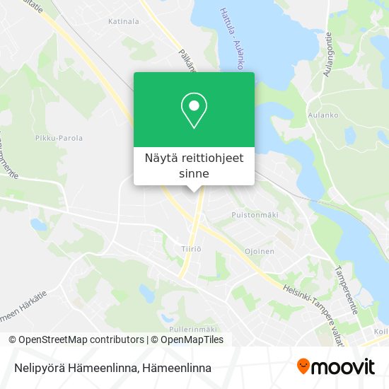 Nelipyörä Hämeenlinna kartta