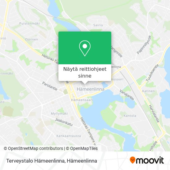 Terveystalo Hämeenlinna kartta