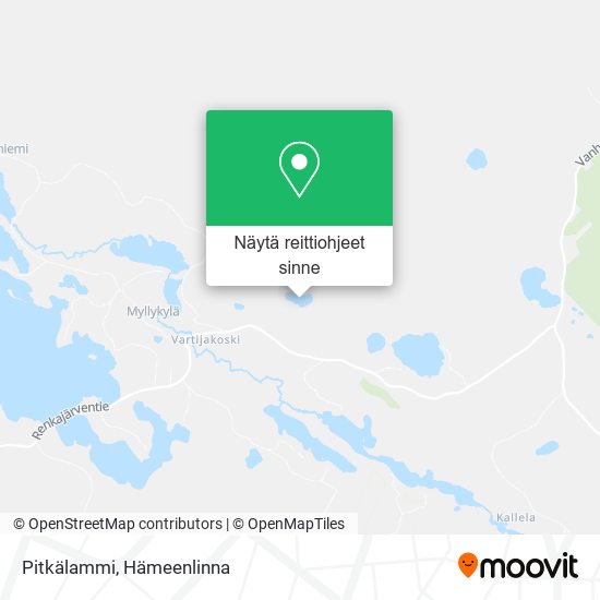 Pitkälammi kartta