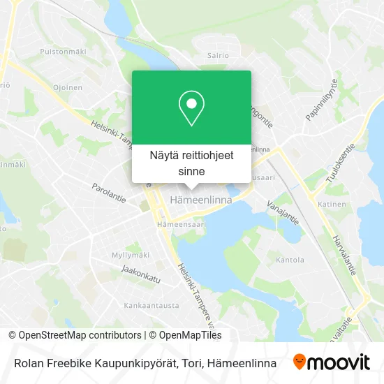 Rolan Freebike Kaupunkipyörät, Tori kartta