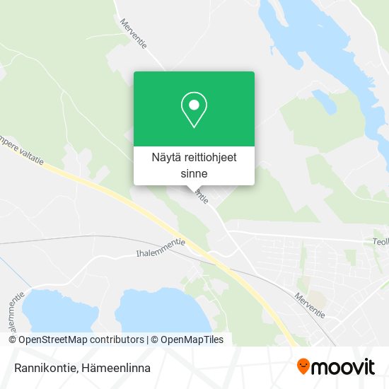 Rannikontie kartta