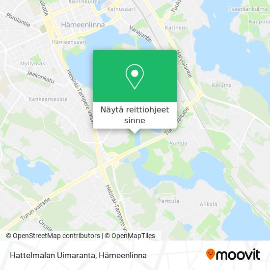 Hattelmalan Uimaranta kartta