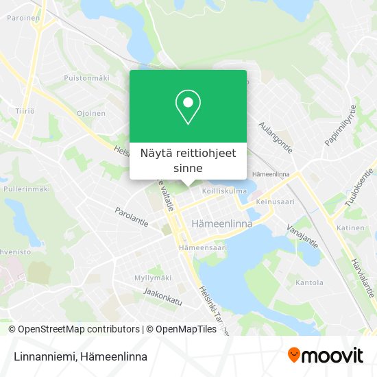 Linnanniemi kartta