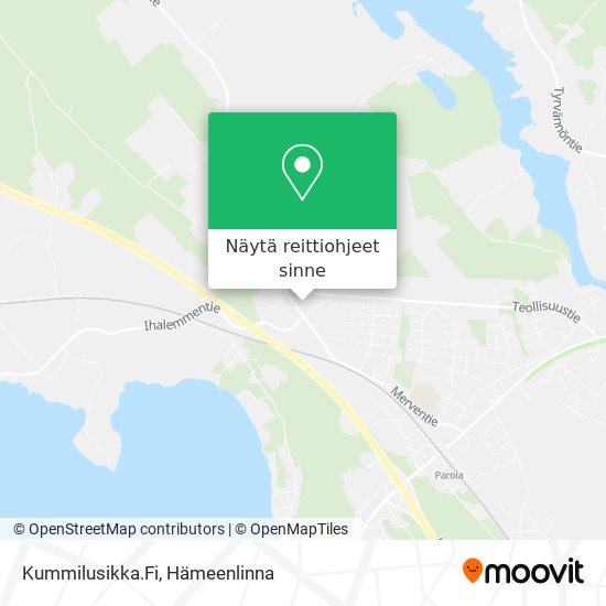 Kummilusikka.Fi kartta