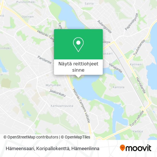 Hämeensaari, Koripallokenttä kartta