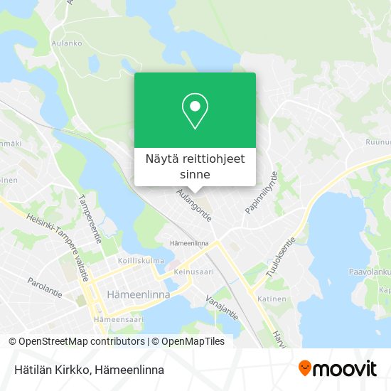 Hätilän Kirkko kartta