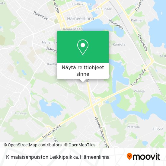 Kimalaisenpuiston Leikkipaikka kartta