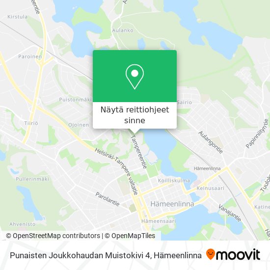 Punaisten Joukkohaudan Muistokivi 4 kartta