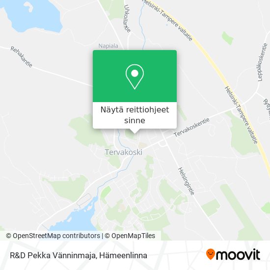 R&D Pekka Vänninmaja kartta