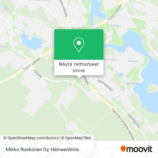 Mikko Ruokonen Oy kartta