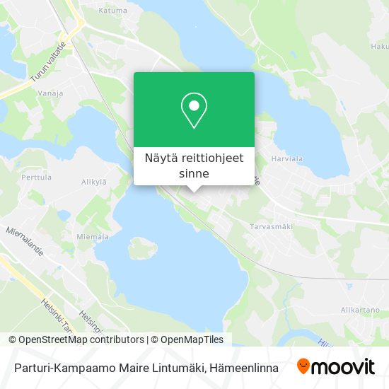 Parturi-Kampaamo Maire Lintumäki kartta