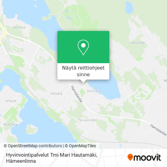 Hyvinvointipalvelut Tmi Mari Hautamäki kartta
