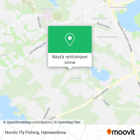 Nordic Fly Fishing kartta