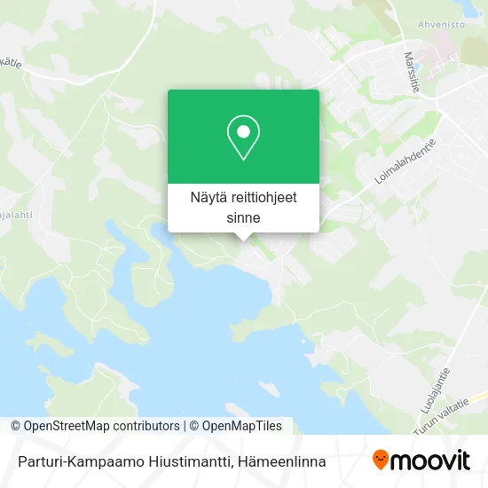 Parturi-Kampaamo Hiustimantti kartta