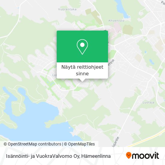 Isännöinti- ja VuokraValvomo Oy kartta