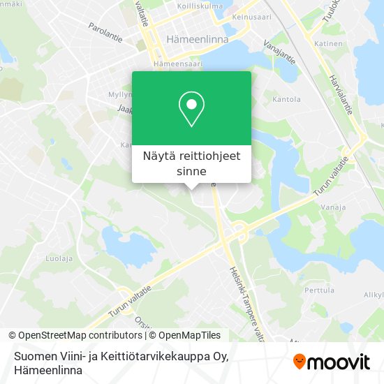 Suomen Viini- ja Keittiötarvikekauppa Oy kartta